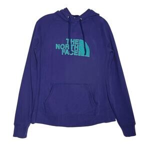 The North Face Half Dome Pullover Hoodie Sweatshirt Purple Womens Medium